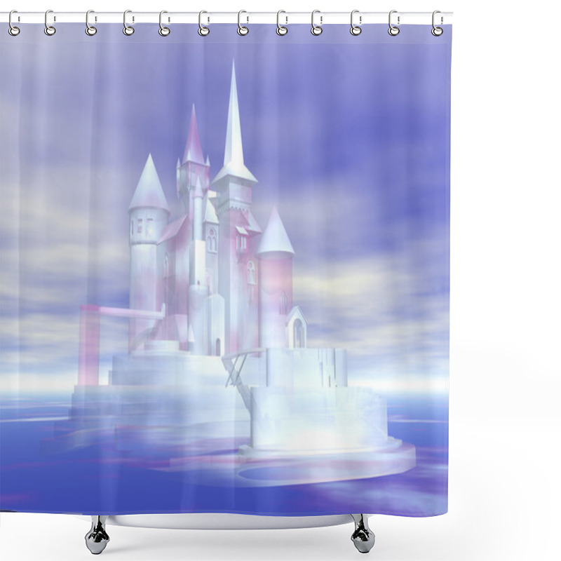 Personality  Castle Shower Curtains