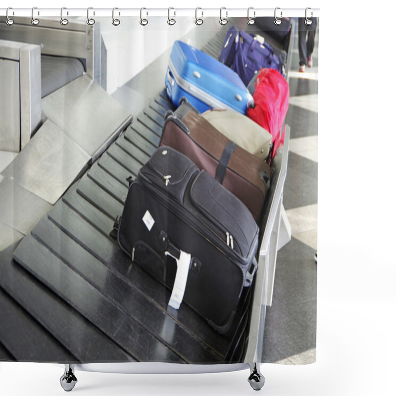 Personality  Luggage Shower Curtains