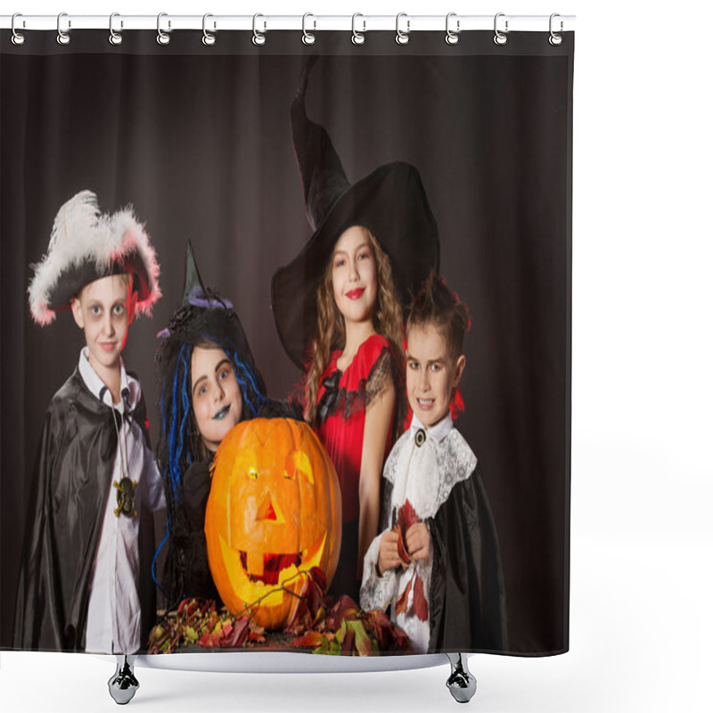 Personality  Treat Or Trick Shower Curtains