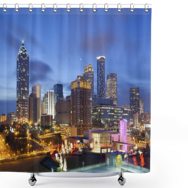 Personality  City Of Atlanta. Shower Curtains