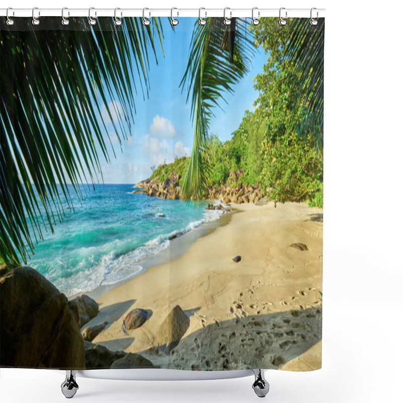 Personality  Anse Major Beach, Mahe, Seychelles Shower Curtains