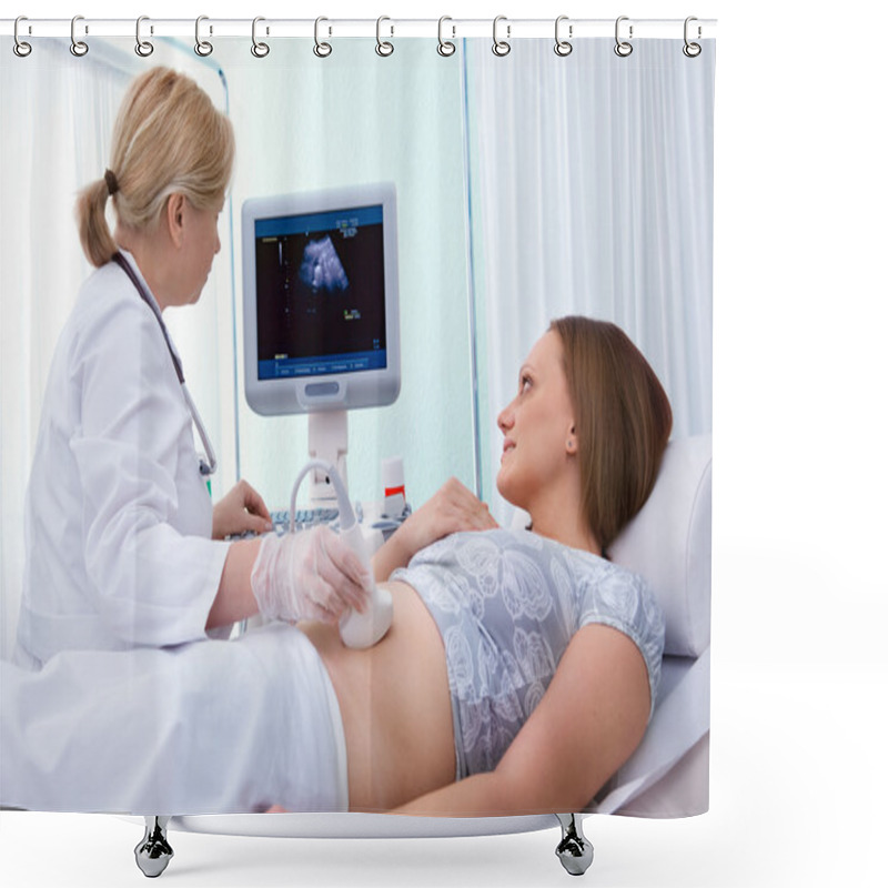 Personality  Ultrasound Shower Curtains