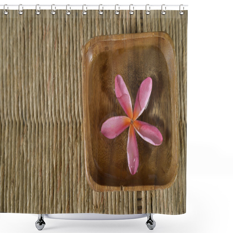 Personality  Frangipani Flower Shower Curtains