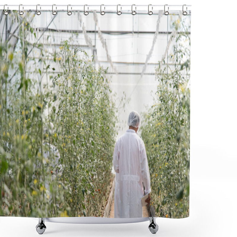 Personality  Scientist In Plant Green House Shower Curtains