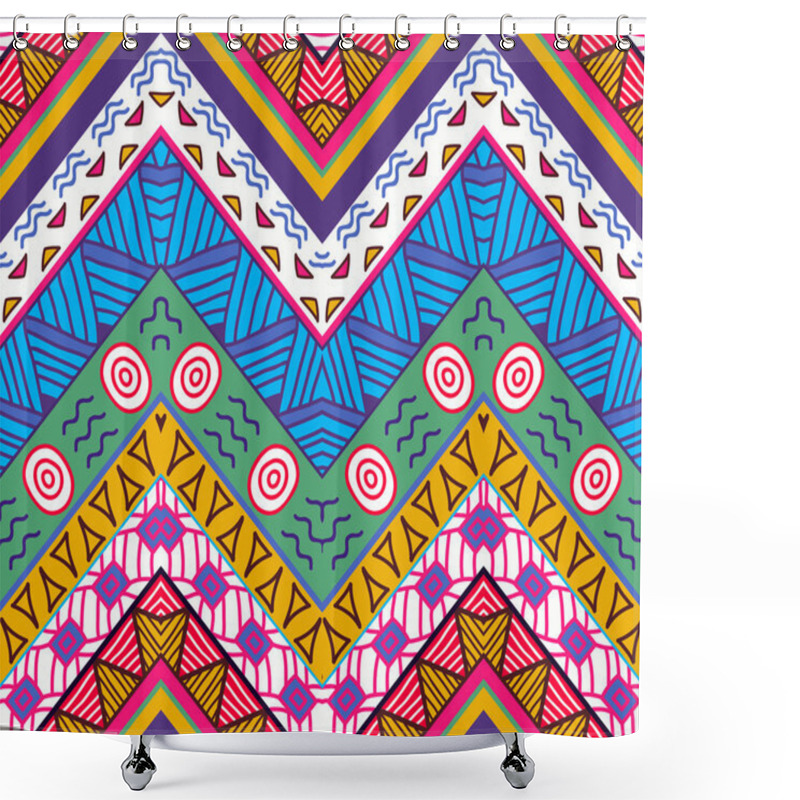 Personality  Seamless Ethnic Pattern Shower Curtains