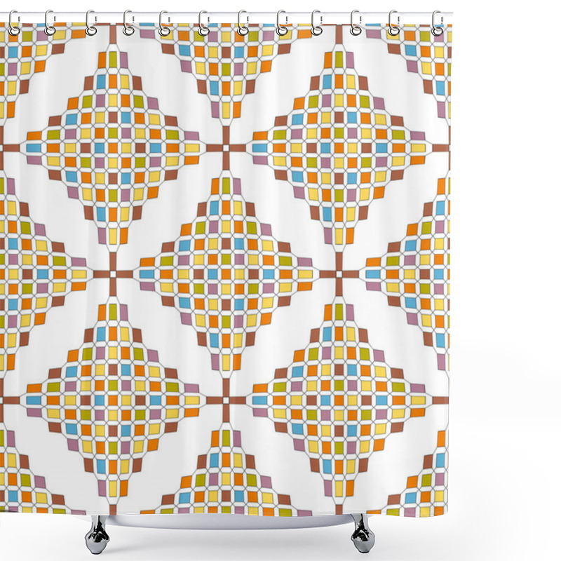 Personality  Seamless Pattern, Ottoman Shower Curtains