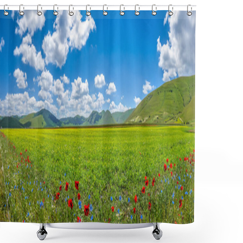 Personality  Piano Grande Mountain Plateau, Umbria, Italy Shower Curtains