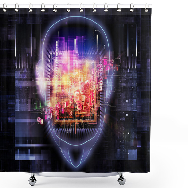 Personality  Light Of The Mind Shower Curtains