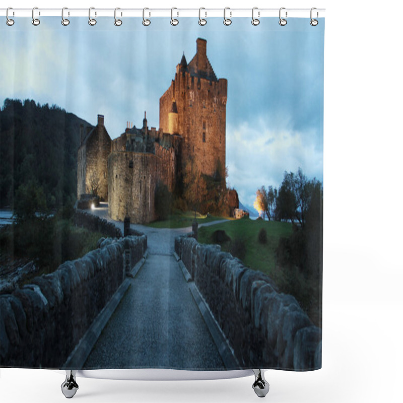 Personality  Eilean Donan Castle Shower Curtains