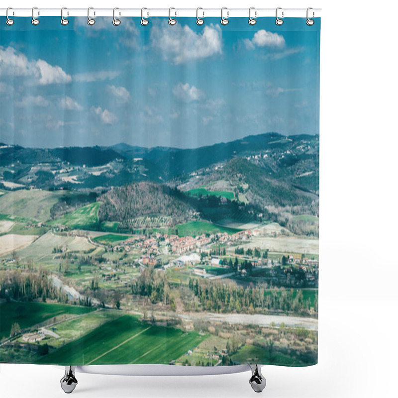 Personality  Landscape Shower Curtains