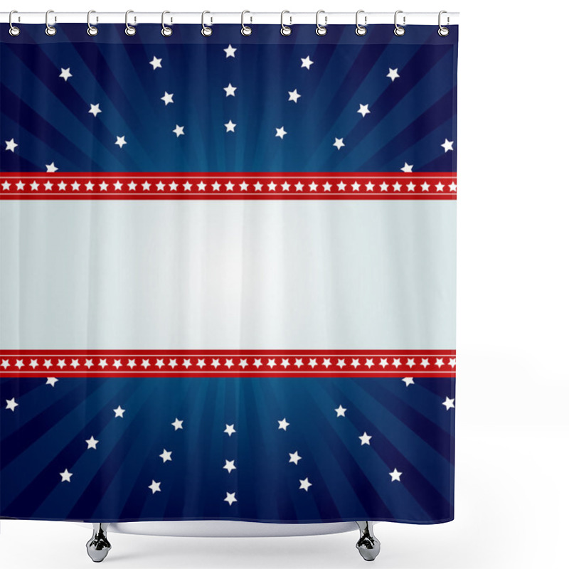 Personality  Star Spangled Banner Shower Curtains