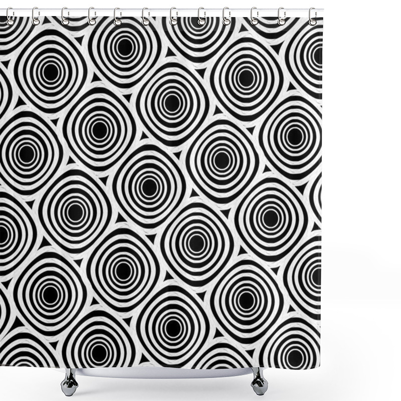 Personality  Geometric Dot Pattern. Shower Curtains