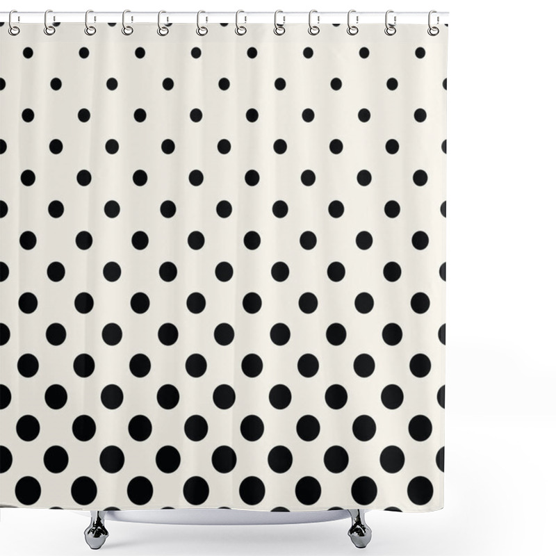 Personality  Minimal Geometric Pattern Shower Curtains