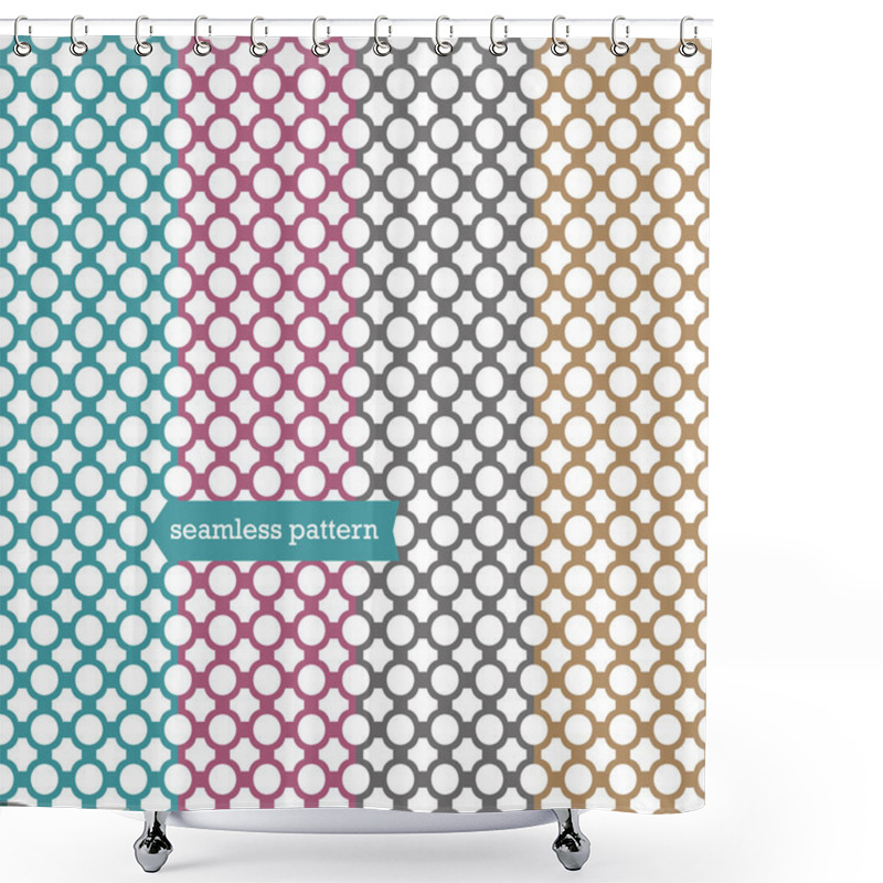 Personality  Seamless Pattern Shower Curtains