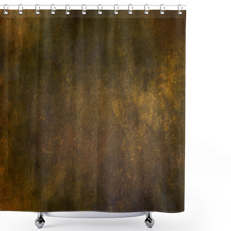 Personality  Golden Mottled Backdrop With Metallic Effect,  Abstract Background Shower Curtains