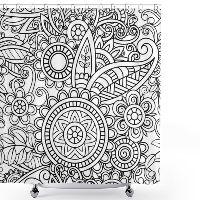 Personality  Ethnic Seamless Pattern Shower Curtains