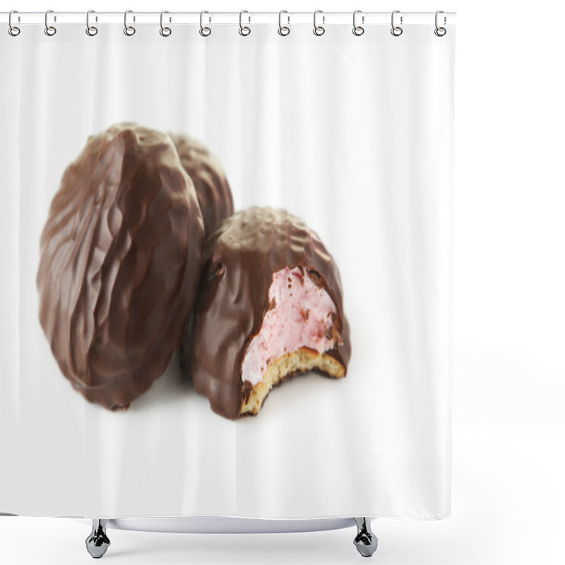 Personality  Tasty Zephyr In Chocolate Shower Curtains