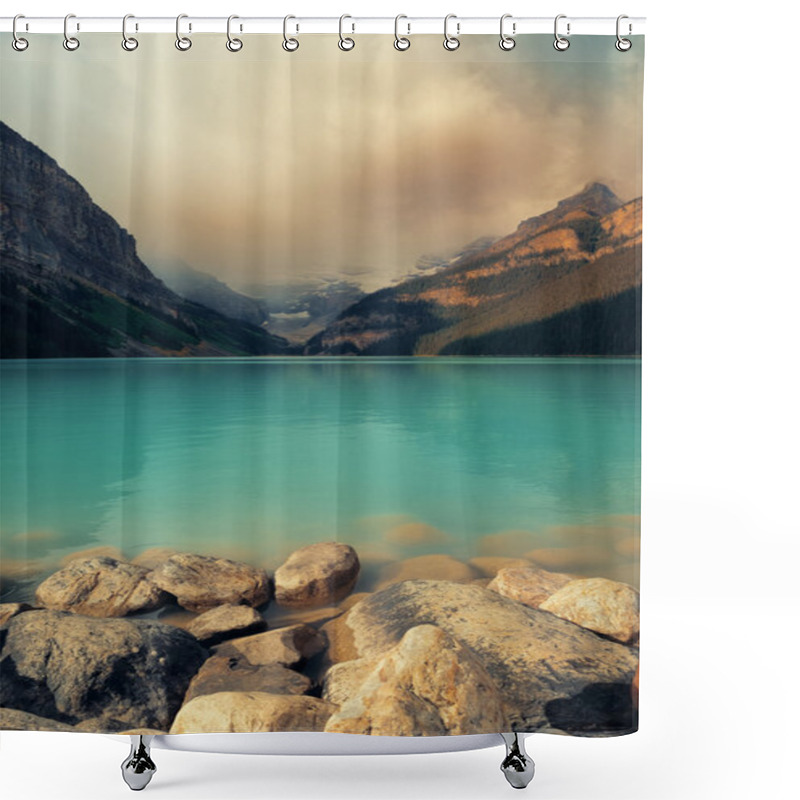 Personality  Banff National Park Shower Curtains