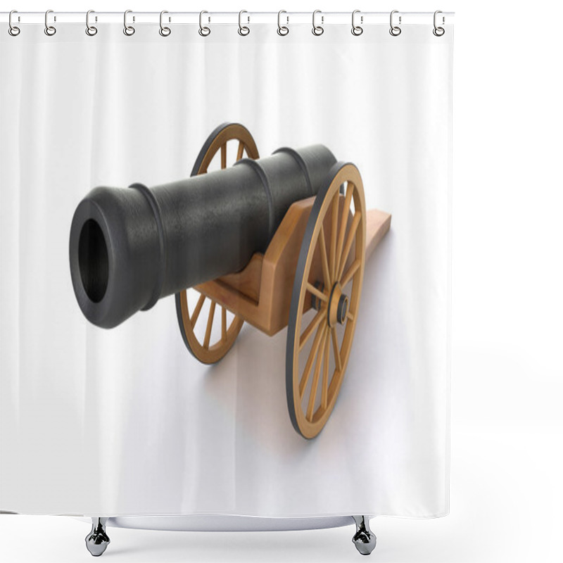 Personality  Old Cannon Shower Curtains