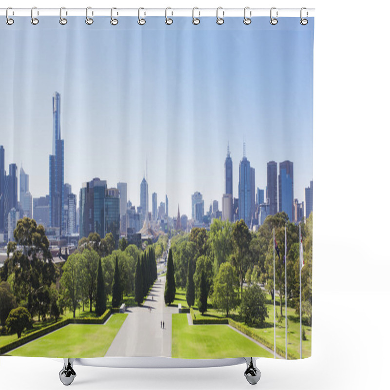 Personality  Melbourne In The Daytime Shower Curtains