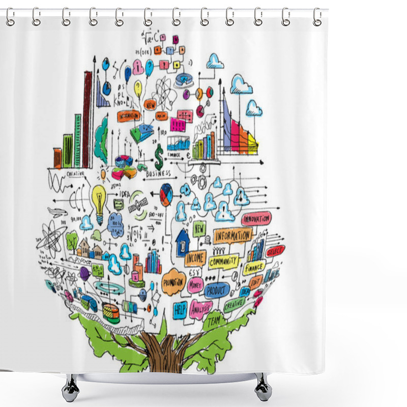 Personality  Business Strategy Shower Curtains