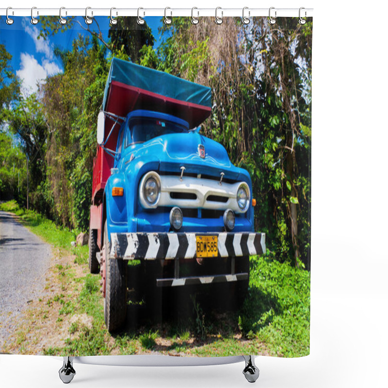 Personality  Old Ford Truck In Cuba Shower Curtains