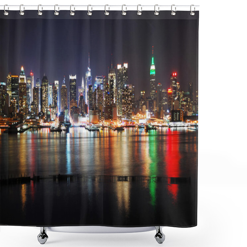 Personality  NEW YORK CITY WITH REFLECTIONS Shower Curtains