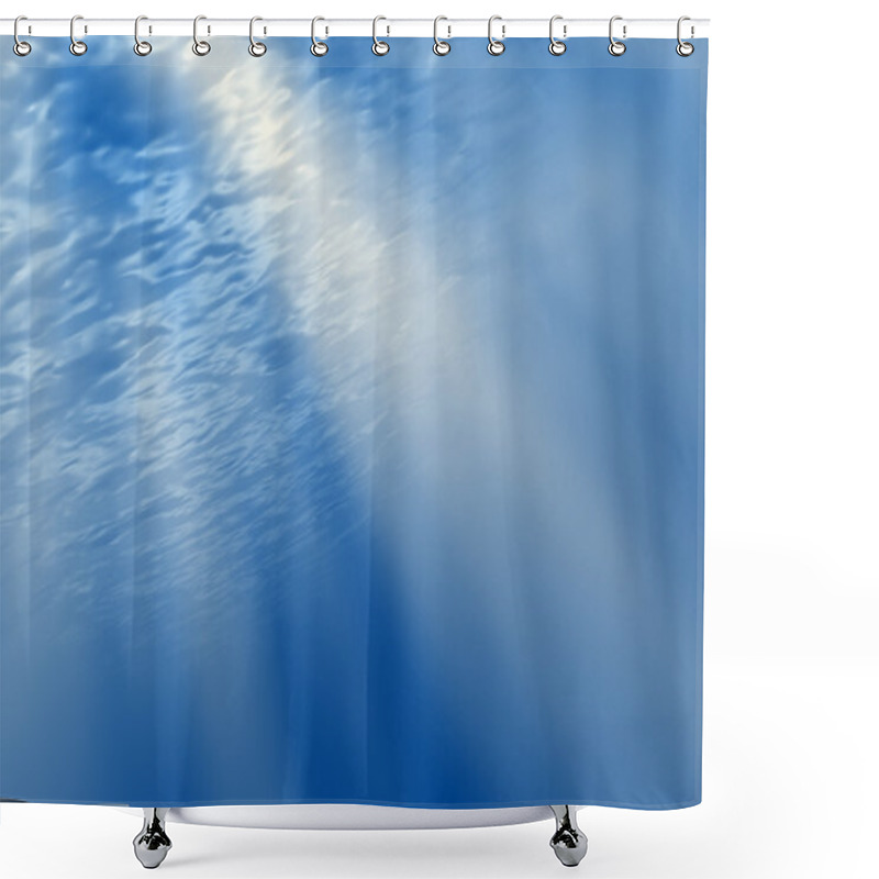 Personality  Blue Water Shower Curtains