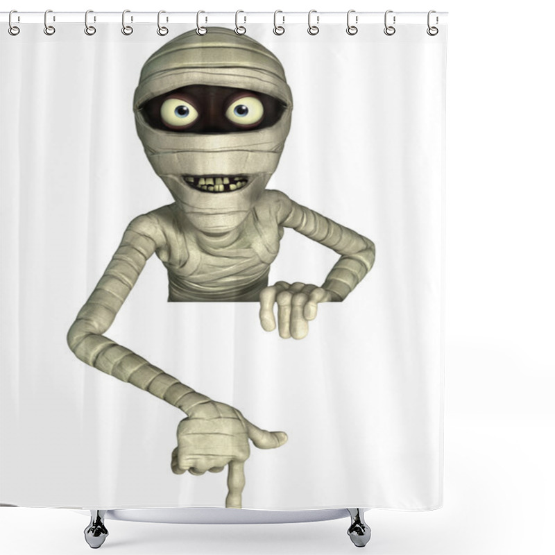 Personality  3d Mummy Shower Curtains