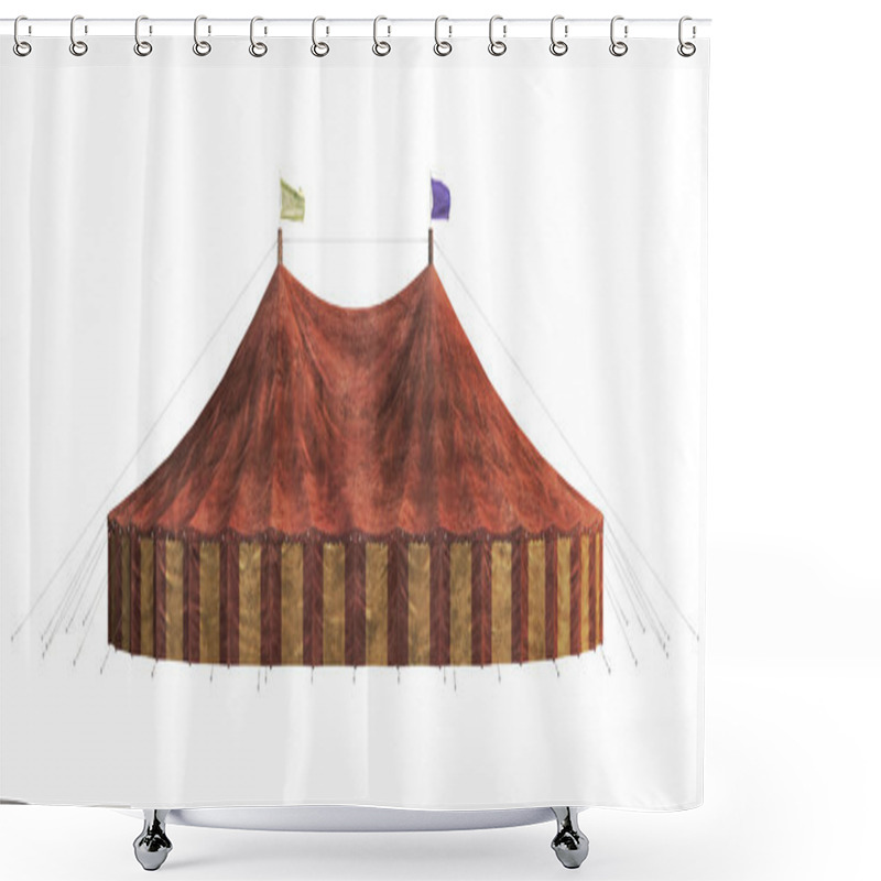 Personality  Carnival Tent Shower Curtains