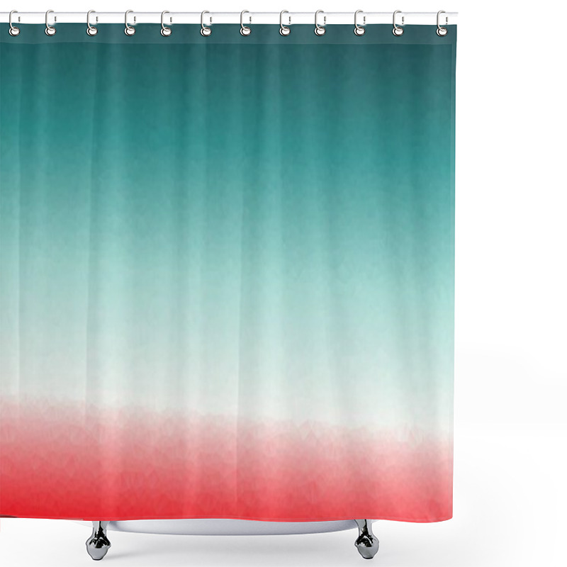 Personality  Creative Prismatic Background With Polygonal Pattern Shower Curtains