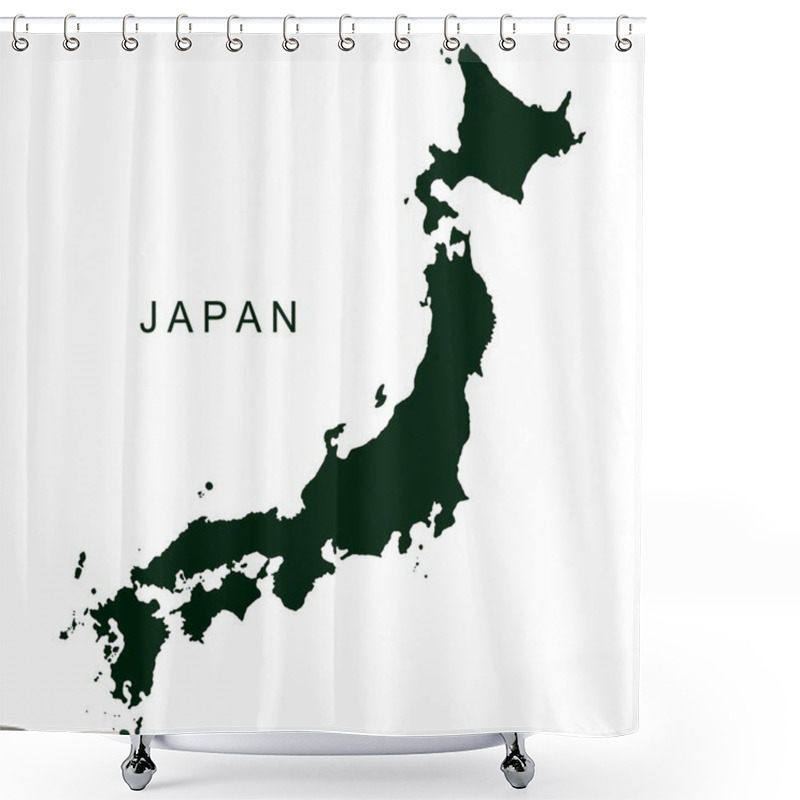 Personality  Vector Japan Pictogram Shower Curtains