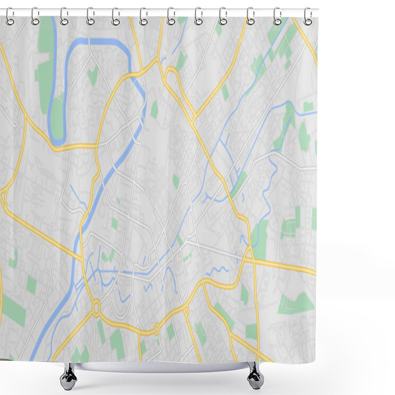 Personality  Layered Editable Vector Illustration Outline Of Manchester,Brita Shower Curtains