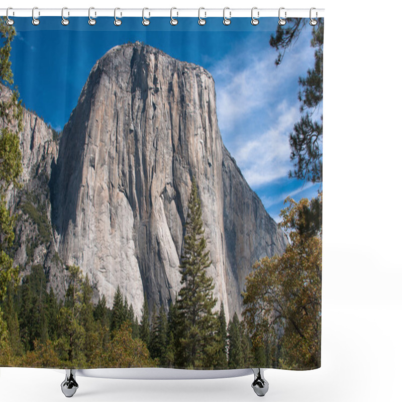 Personality  El Capitan, A Rock In Yosemite National Park Shower Curtains