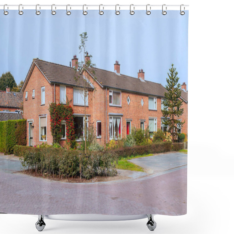 Personality  Giethoorn, Village Of Holland With Canals And Rural Houses On A Cloudy Day Shower Curtains