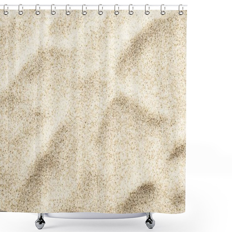 Personality  Beige Sand Textures: Perfect For Natural And Minimalist Designs Shower Curtains