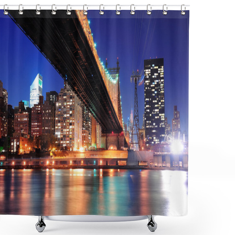 Personality  Queensboro Bridge And Manhattan Shower Curtains