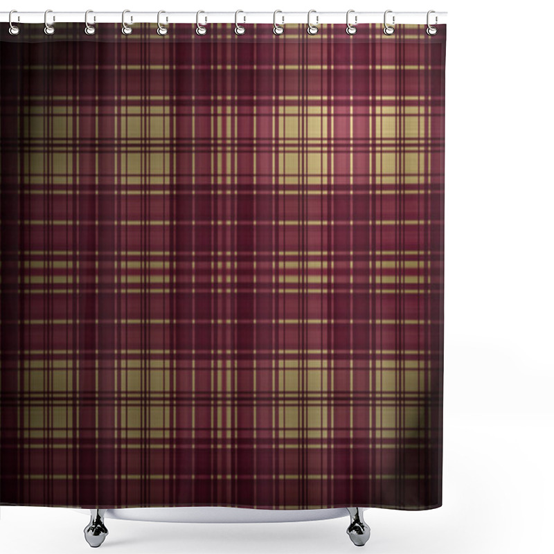 Personality  Tartan Shower Curtains