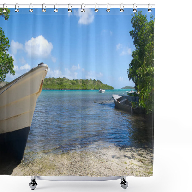 Personality  Antigua Island And Coastline - Saint John's - Antigua And Barbuda Shower Curtains