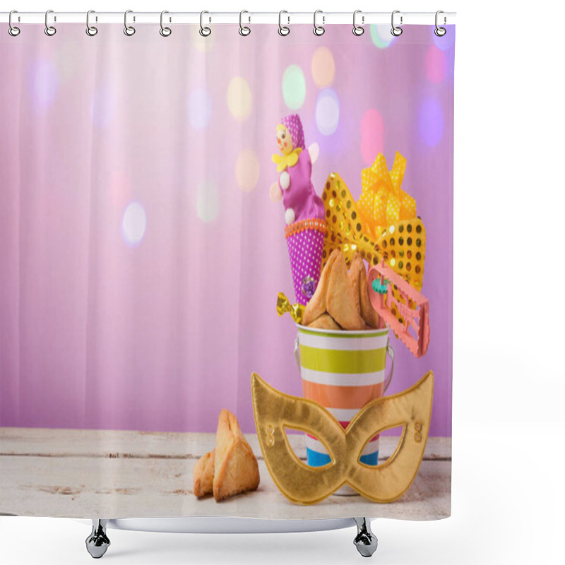 Personality  Purim Holiday Concept Shower Curtains