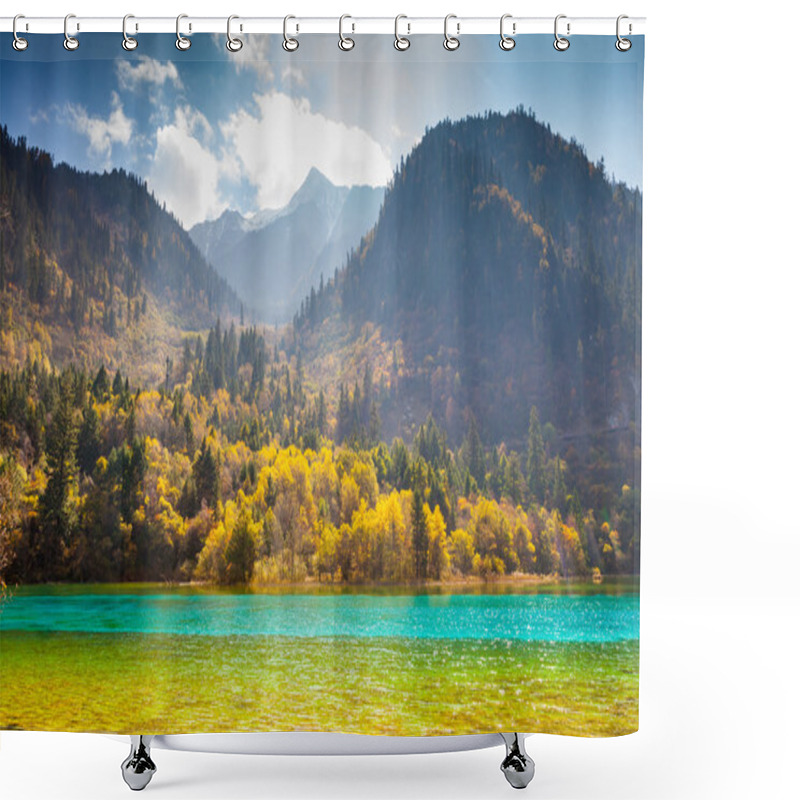 Personality  Jiuzhaigou Valley Scenic And Historic Interest Area Shower Curtains