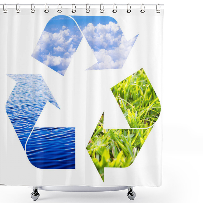 Personality  Recycle Concepts Shower Curtains