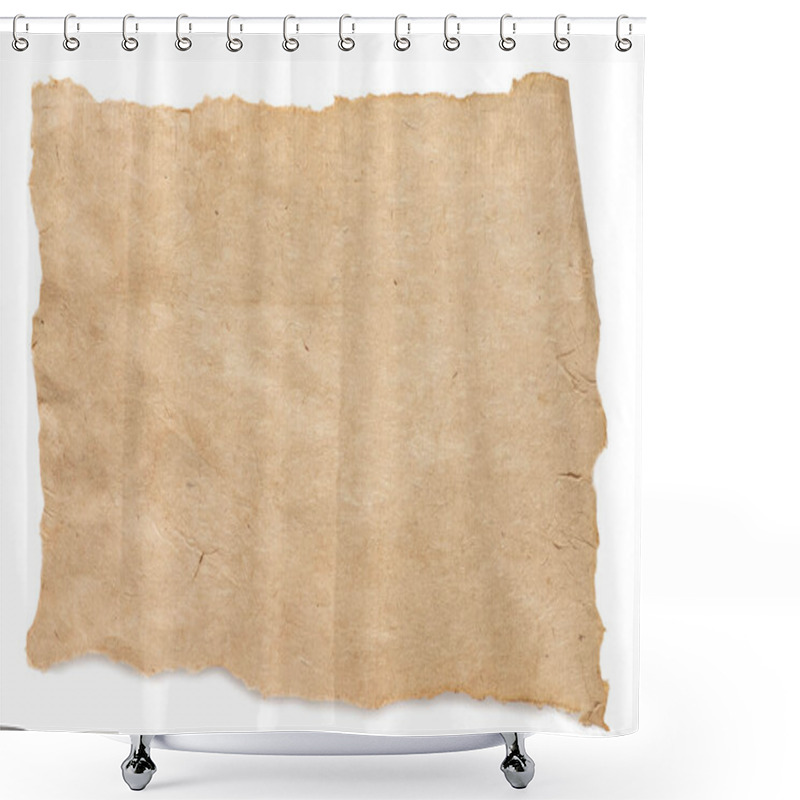 Personality  Blank Antique Paper Texture Shower Curtains