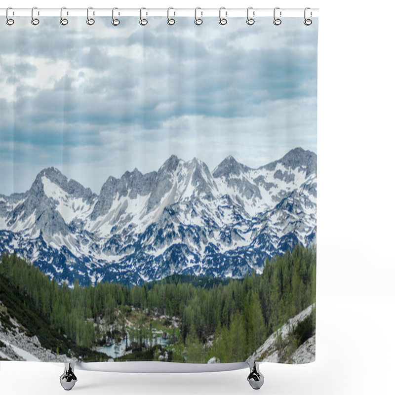 Personality  Mountains Landscape Shower Curtains