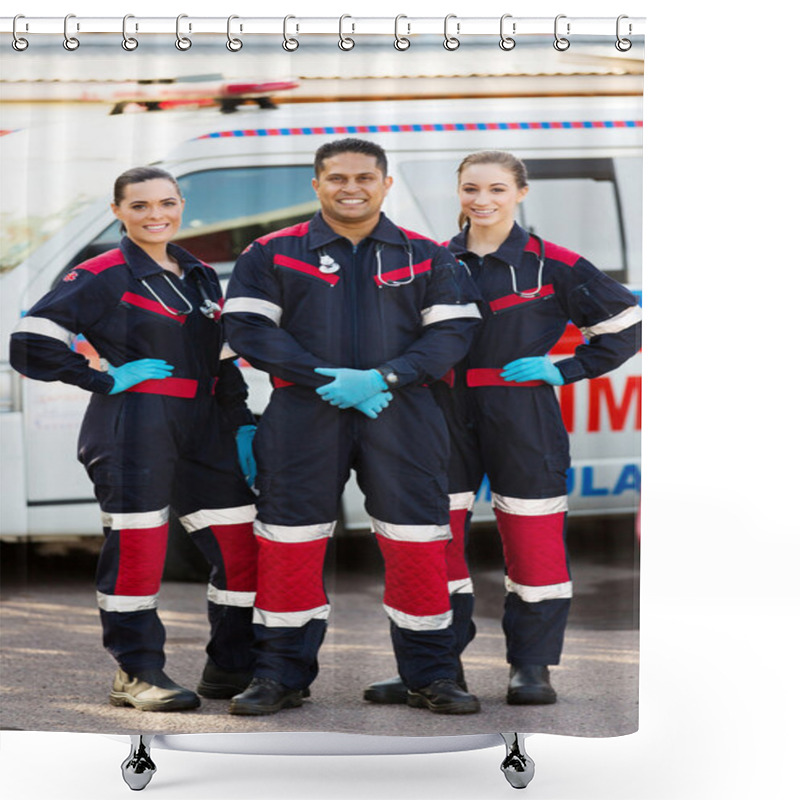 Personality  Emergency Medical Service Team Shower Curtains