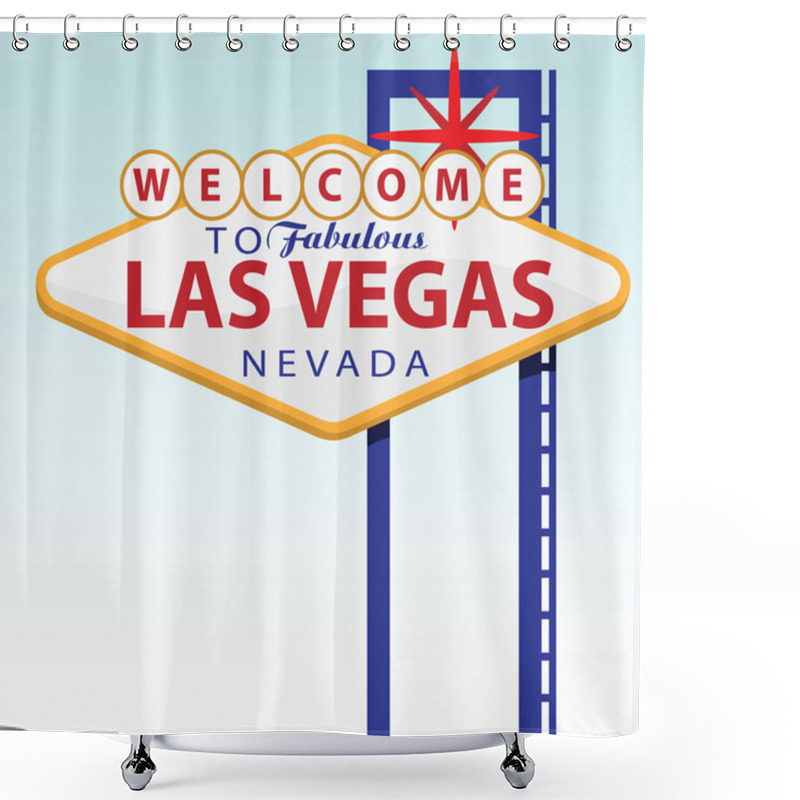 Personality  Welcome To Las Vegas Shower Curtains