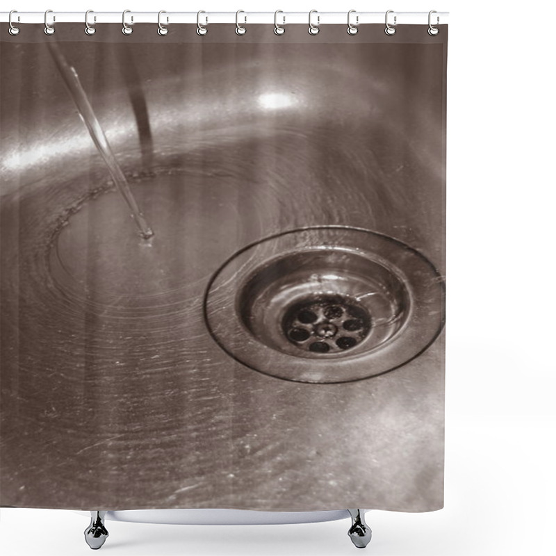 Personality  Water Drain Shower Curtains