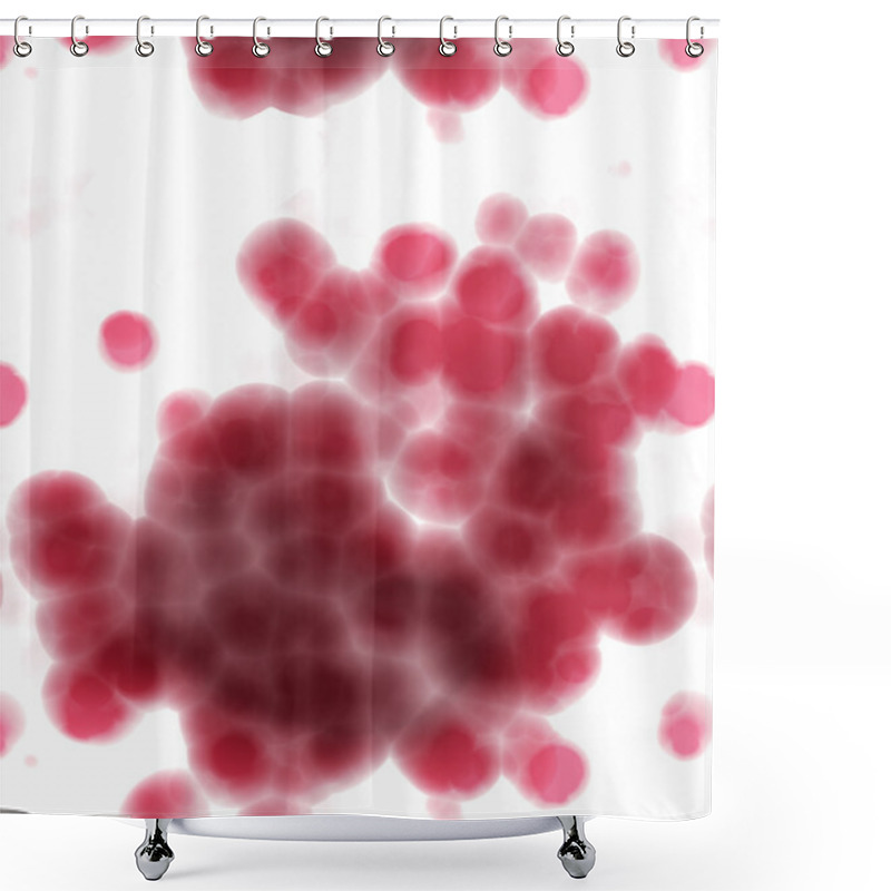 Personality  Life Under The Microscope Shower Curtains