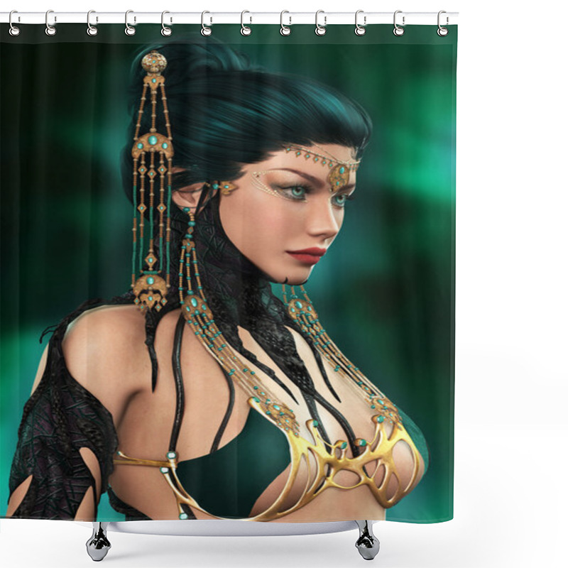 Personality  Dragon Lady Shower Curtains