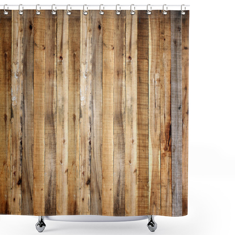 Personality  Old Wood Texture Of Pallets. Shower Curtains